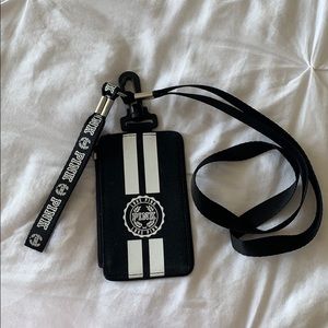 Pink lanyard